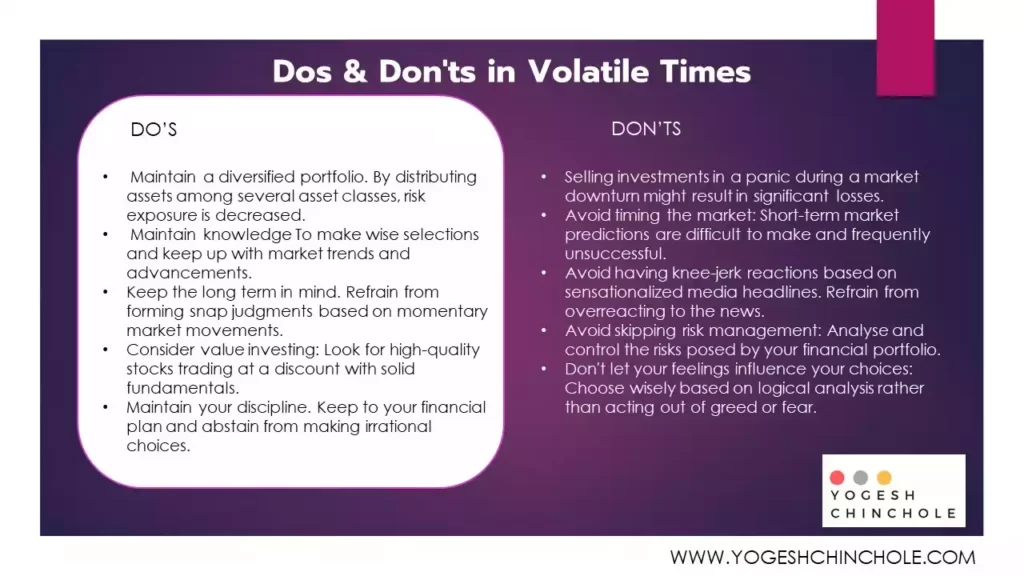 The Nature of Stock Market Volatility, Stock Market Volatility. Dos and Don'ts in Volatile Times, Dos and Don'ts in Stock Market Volatility